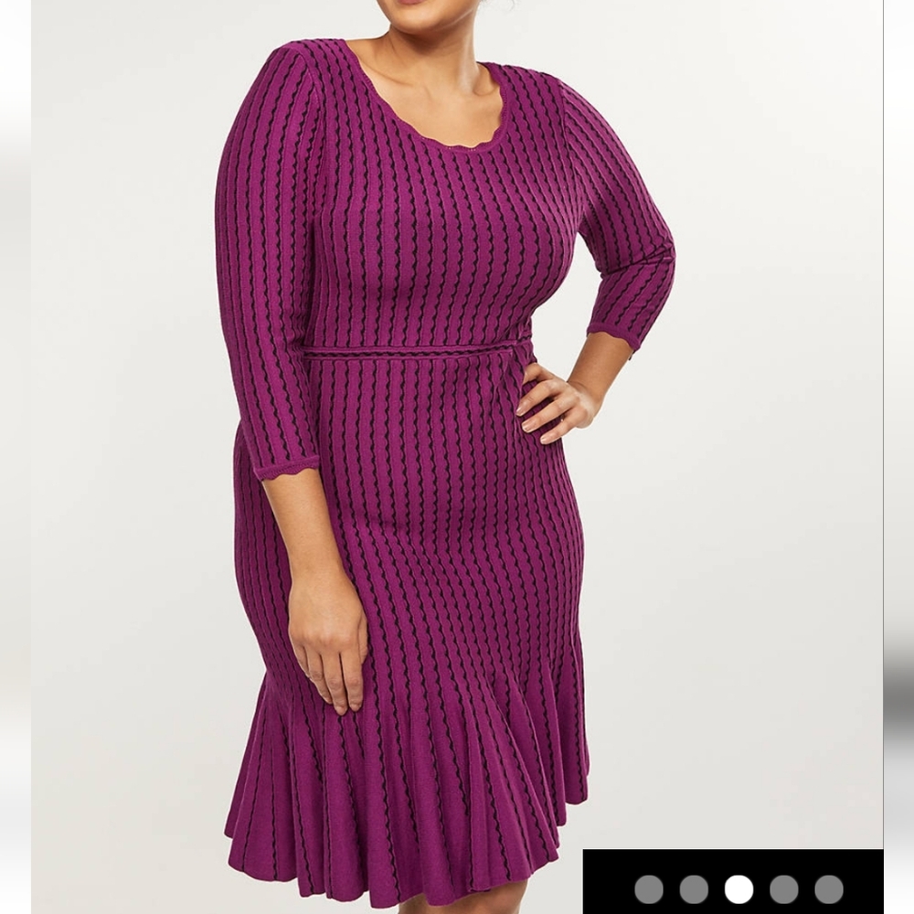 LB sweater dress.